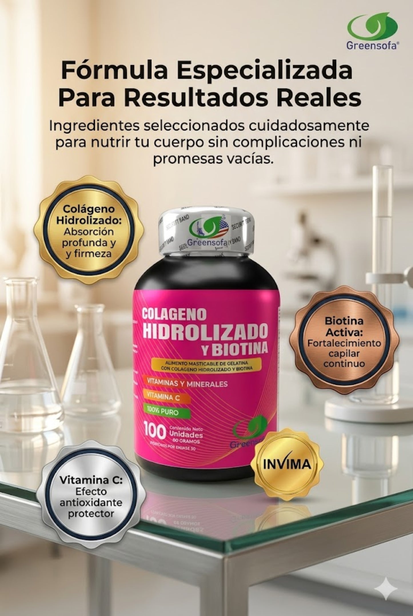 Kit Juventud Total: Colágeno Hidrolizado + Biotina + Vitamina C