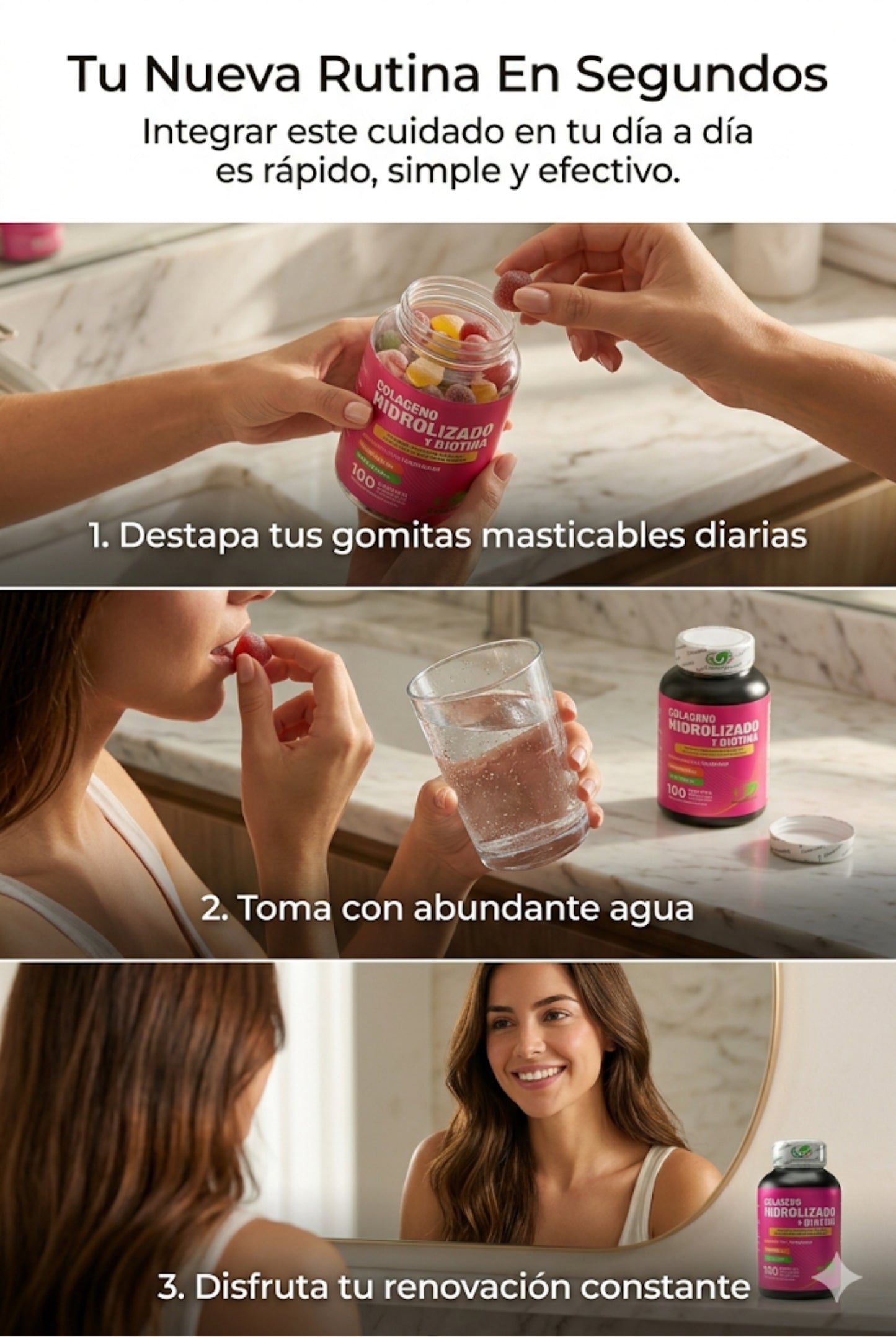 Kit Juventud Total: Colágeno Hidrolizado + Biotina + Vitamina C