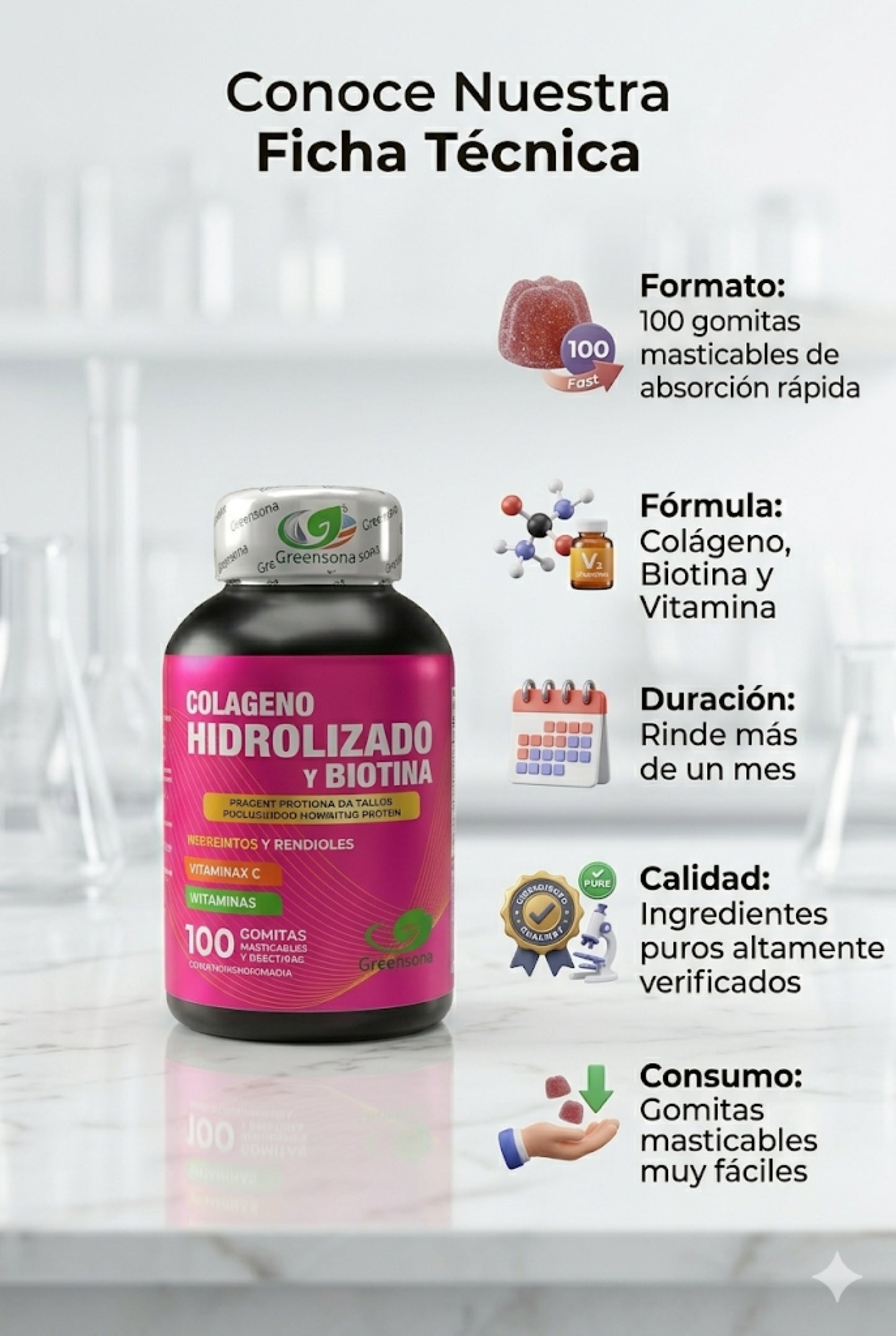 Kit Juventud Total: Colágeno Hidrolizado + Biotina + Vitamina C