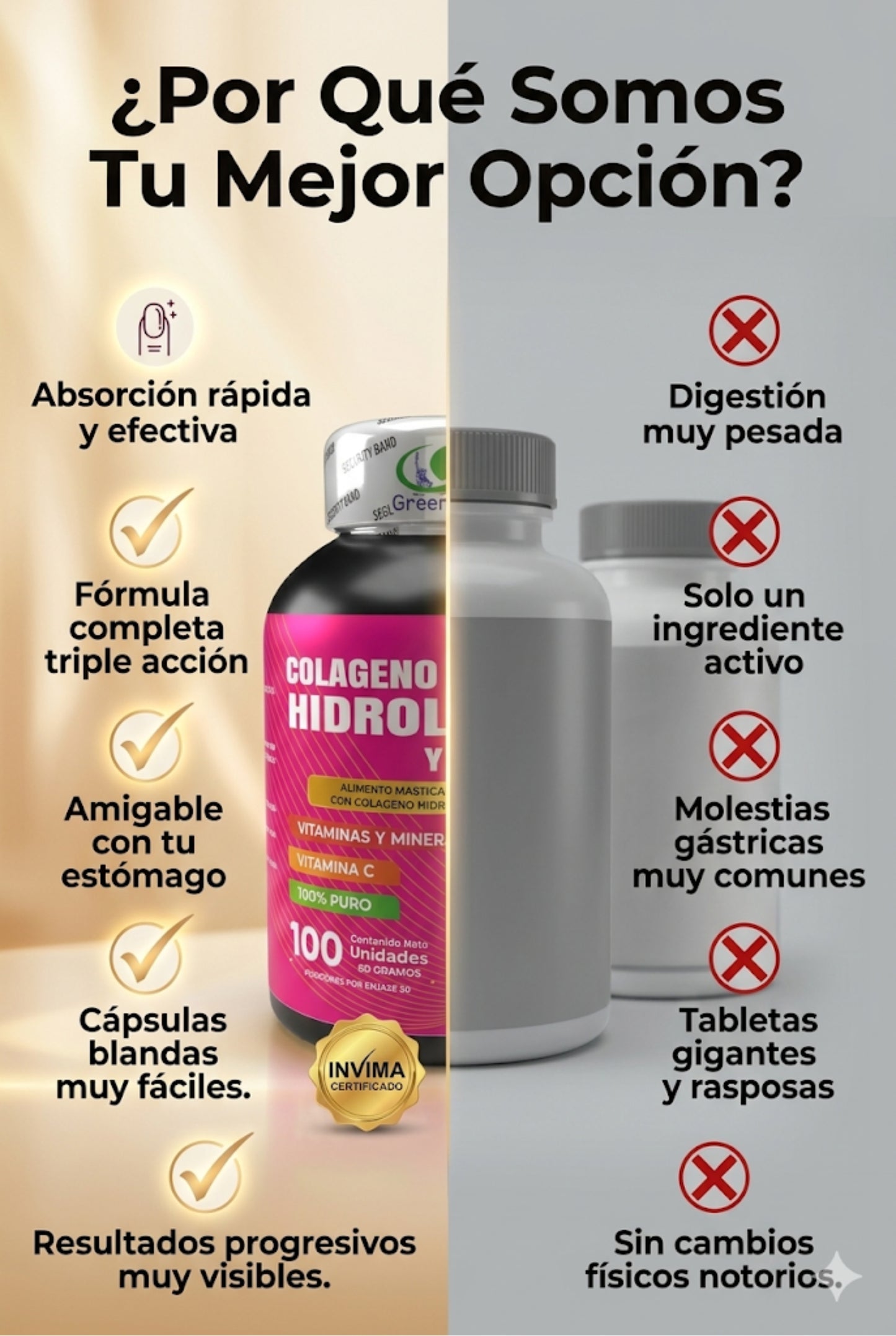 Kit Juventud Total: Colágeno Hidrolizado + Biotina + Vitamina C