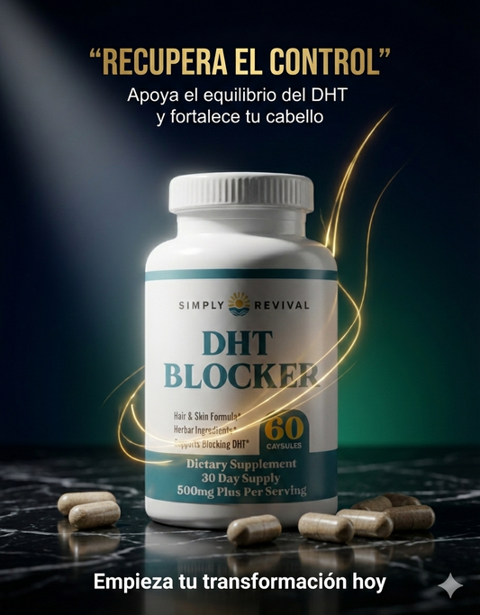 DHT Blocker Pro – Detén la Caída del Cabello y Recupera Fuerza y Densidad